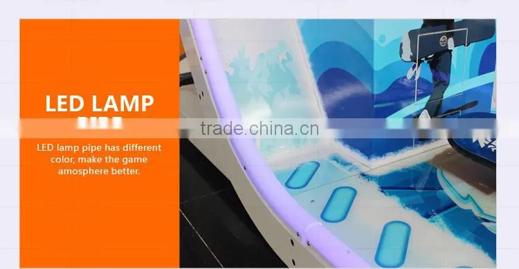 Indoor Coin-Operated Games Dynamic Simulator Skiing Machine Arcade Game Machine For Shopping Mall