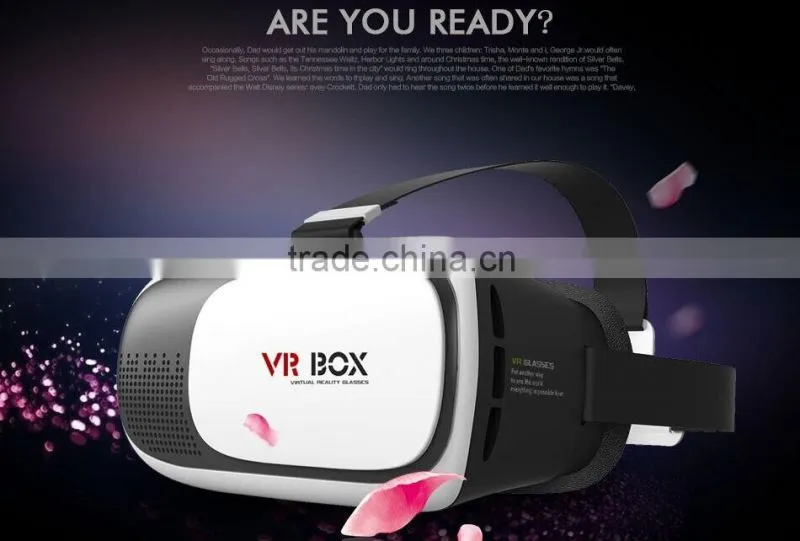Fashion portable video glasses type vr case of realidad virtual gafas