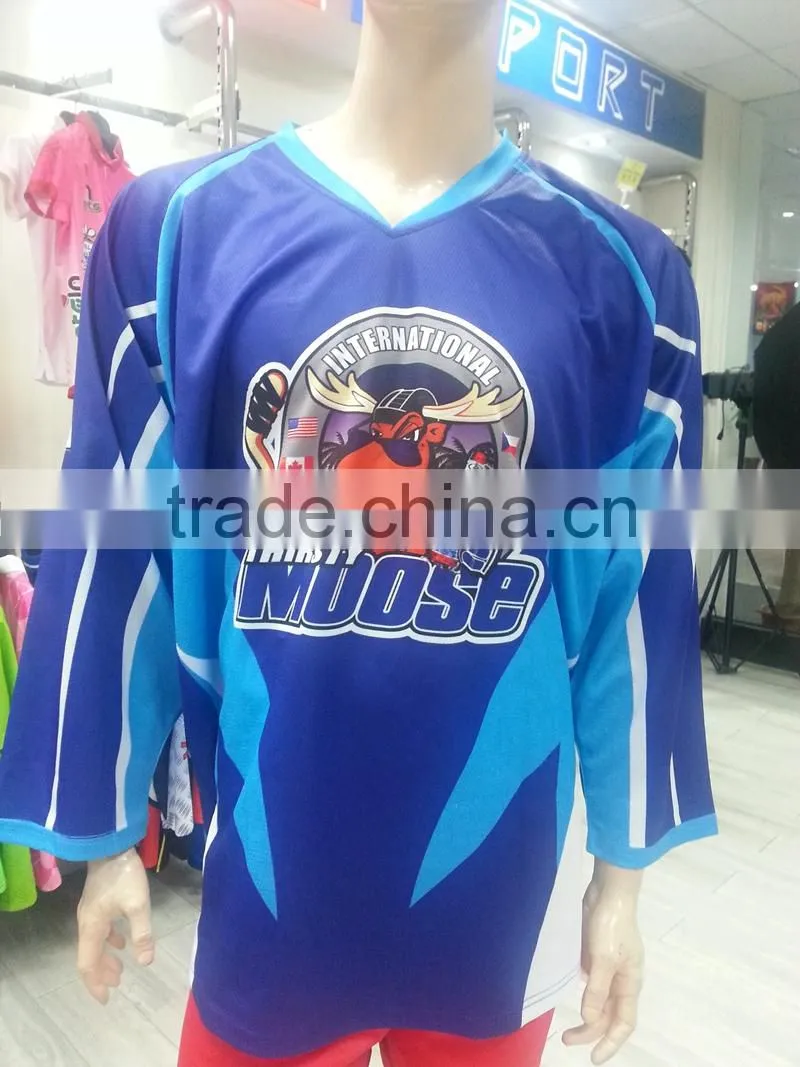 custom sublimated ice hockey jersey