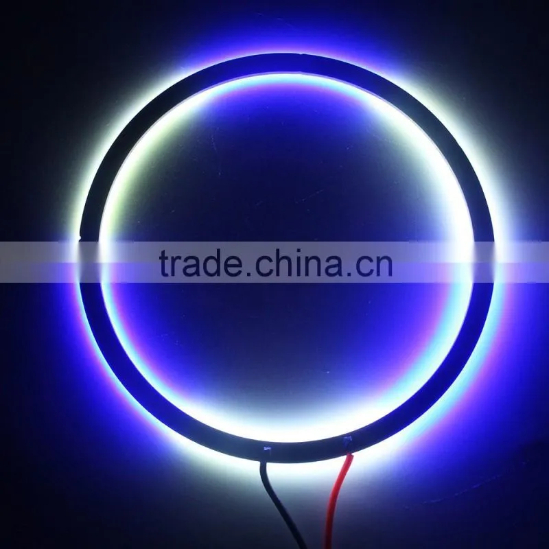 Dual Colors White blue 100mm 110mm COB Led Angel Eyes Halo Ring Light 12v 24v angel eye