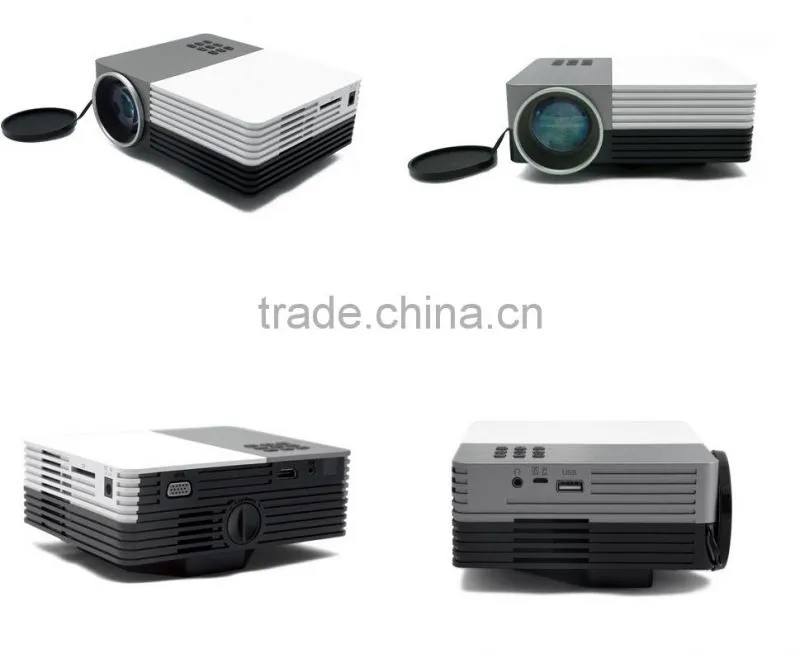 Portable power bank support 1080p led projector moble phone hdmi usb vga sd slot hd cinema mini projector