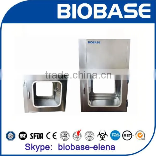 BIOBASE stainless steel cleanroom pass box with air shower