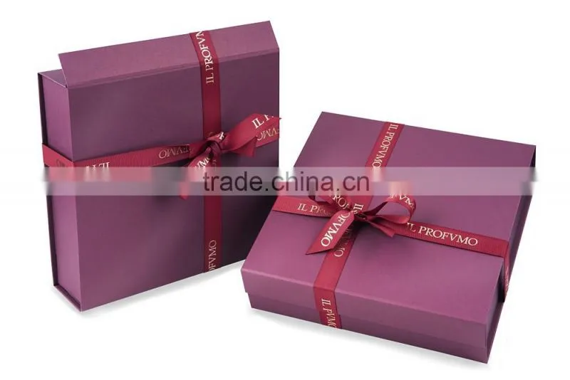 Wholesale Magnetic Cardboard Box /Luxury Box with Ribbon