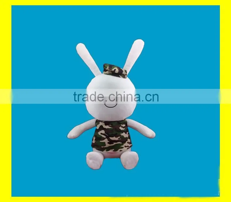 2016 fashion new fox rabbit with military uniform toy Descendants of the sun dolls