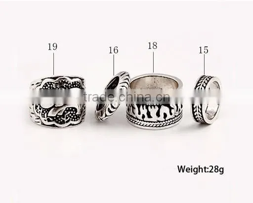 Africa style ethnic trend latest gold finger ring designs