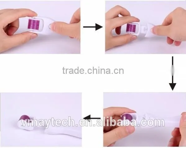high quality 600 needles derma roller replaceable dermaroller DRS600