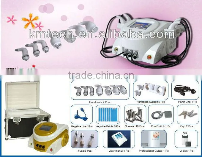 High-tech portable cavitation and vacuum for loss weight fat removal