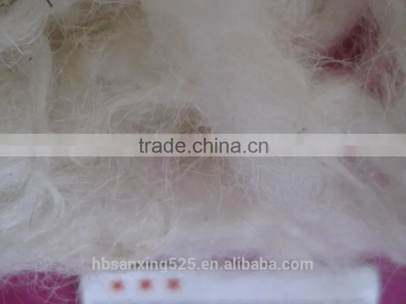Chinese fleece sheep wool, Mogolian sheep wool, 28-32mic&70-110mm, raw white color