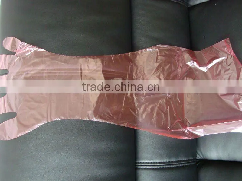 Used long sleeve disposable veterinary gloves factory for sale