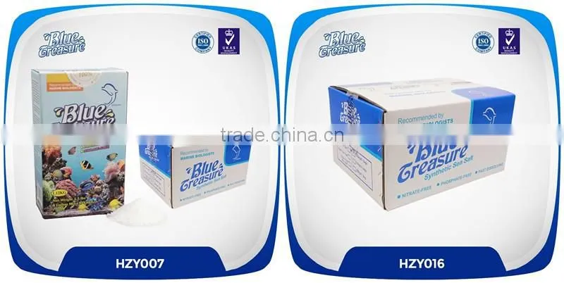 Blue treasure clear crystal marine supplies sea salt for breeding coral