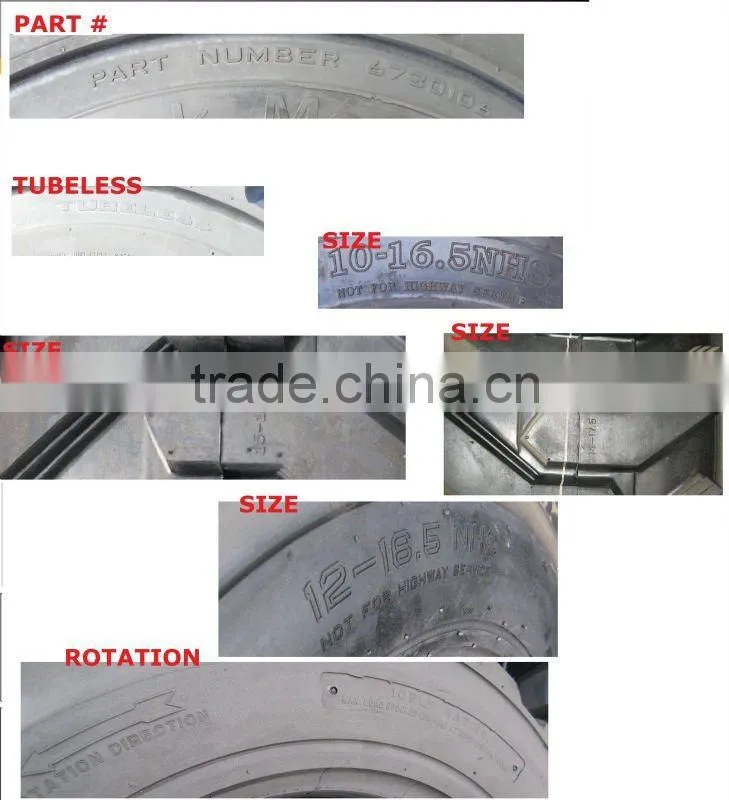 mini skid steer loader tyre