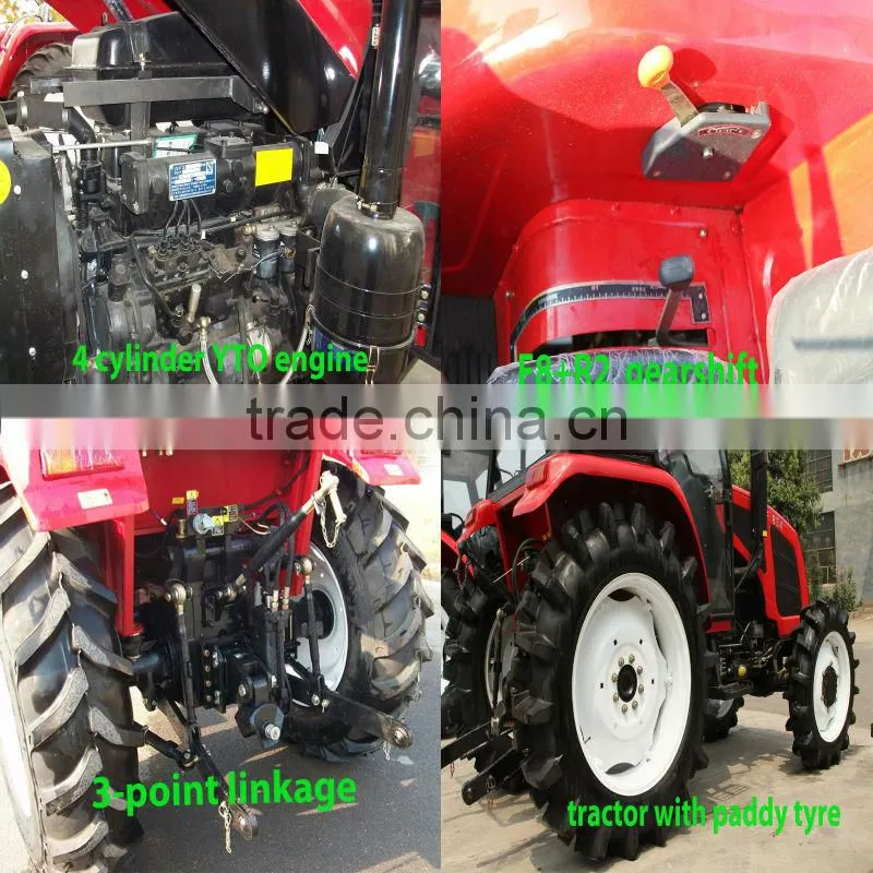 70HP 4WD new farm tractor.Qianliniu brand wheel tractor widely used in Africa