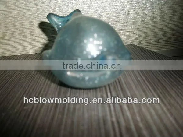 OEM blow molding plastic dolphin toy plastic HDPE Dolphin Bath toy for kids