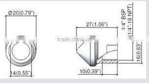 stainless steel dispersion 915 Silvent air nozzle