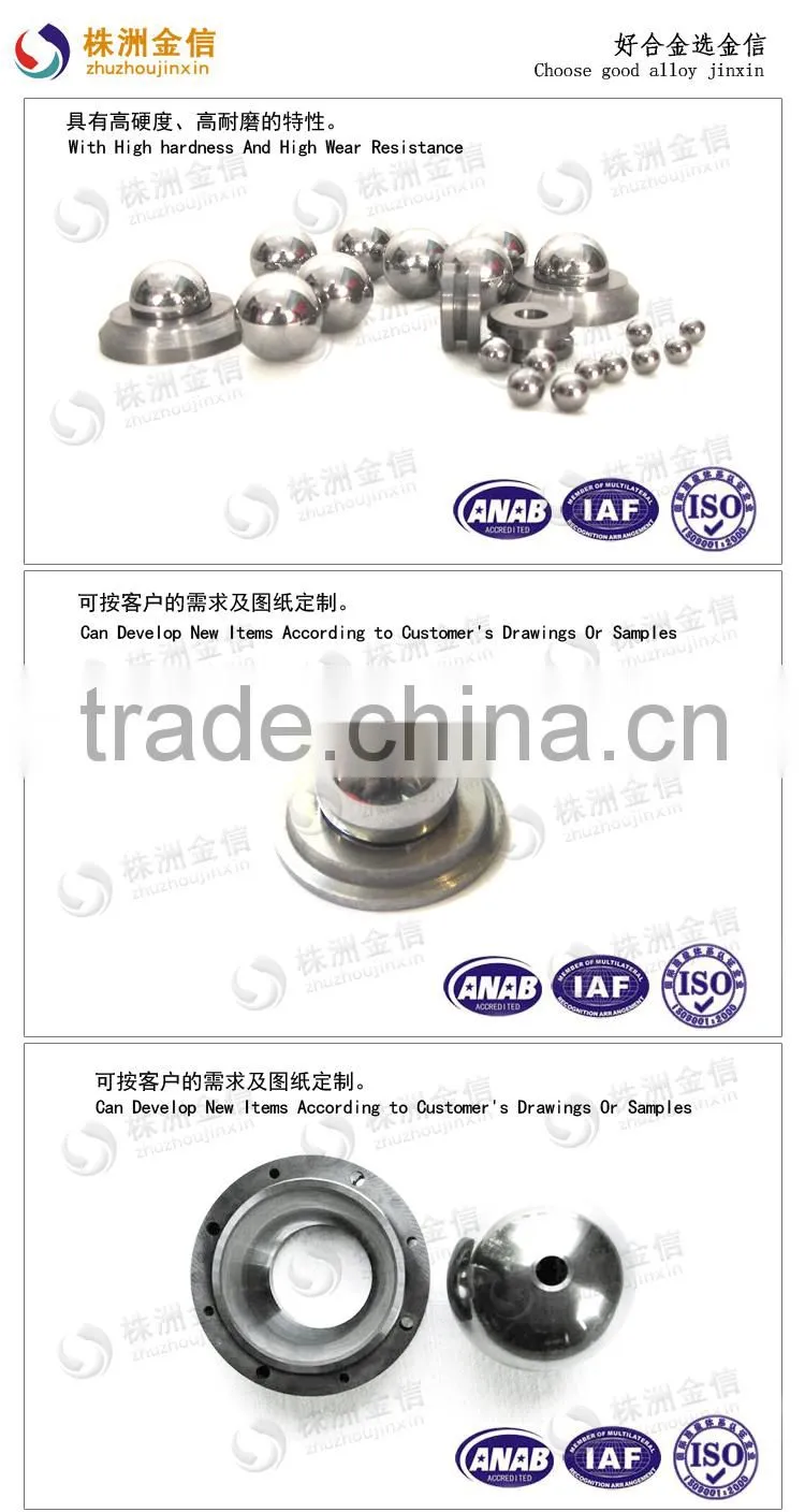 YG6X Tungsten Carbide Valve Seat /Alloy Valve Spool