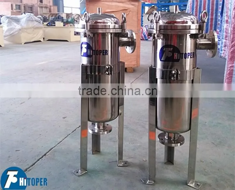 Vertical structure PP material bag water filter,China low price bag filter for export of high precise
