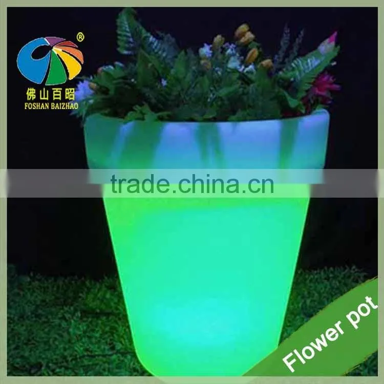 2017 New Hot Selling Decorative LED Garden Flower Pot Garden Plant Pot Light LED Tree Pot for Outdoor Funiture