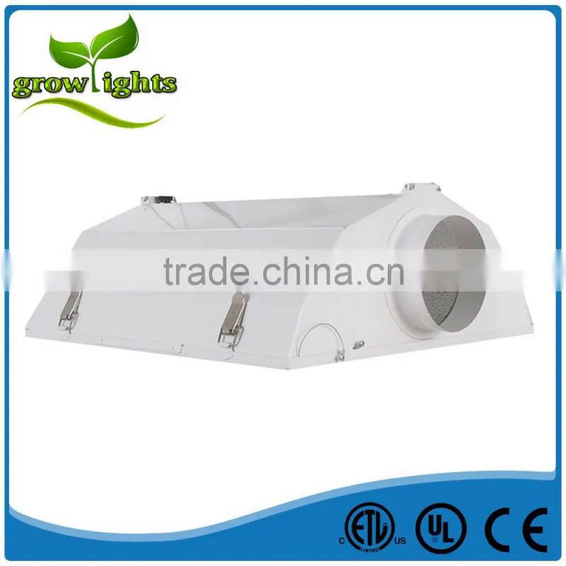 Aluminum Grow light reflector with 6" ventilator scoop
