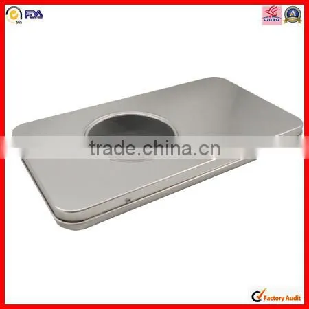 metal high quality rectangle battery tin