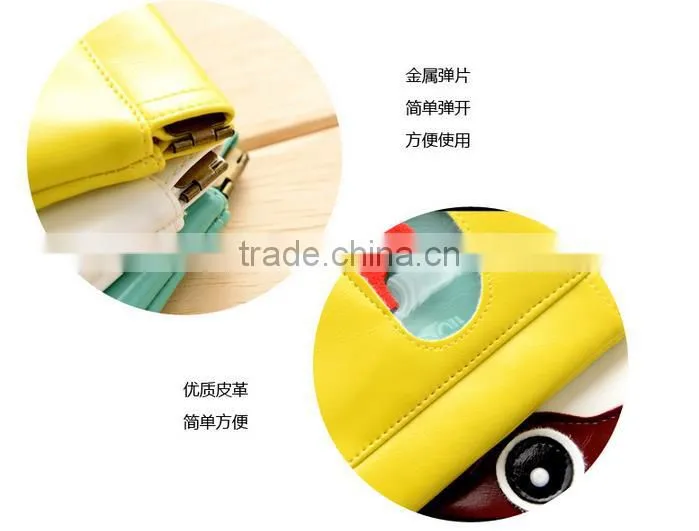 Q1105 Cute little monster zero travel wallet