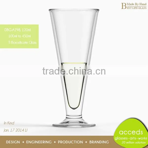 Hand Made Tall and Thin Drinking Glass Cup