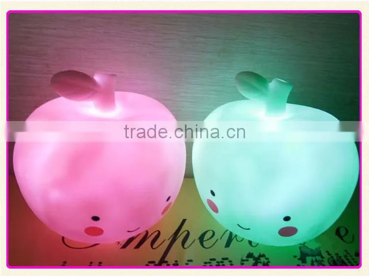 apple smile outdoor car decoration night led lamp