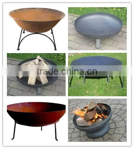 Chinese suppliers D 60 & D70 & D 80 outdoor cast iron fire pit bowl
