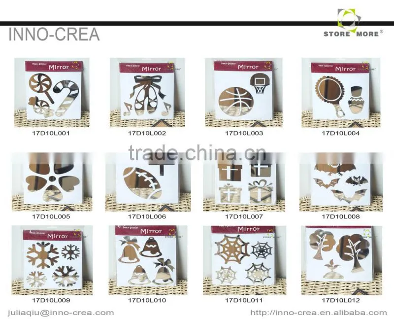 Acrylic Wall Stickers With Mirror Effect