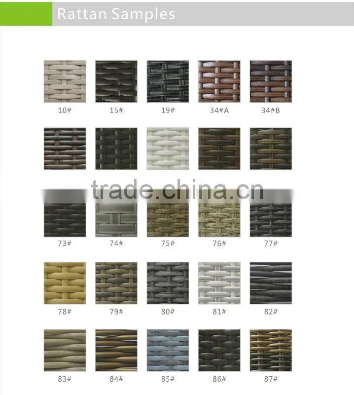 A6077CH outdoor rattan moon sofa wicker modern rocking chair
