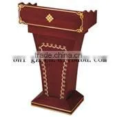 Wholesale Guangzhou hotel product wholesalers restaurant supplies wooden conference lectern podium wooden church rostrum T350