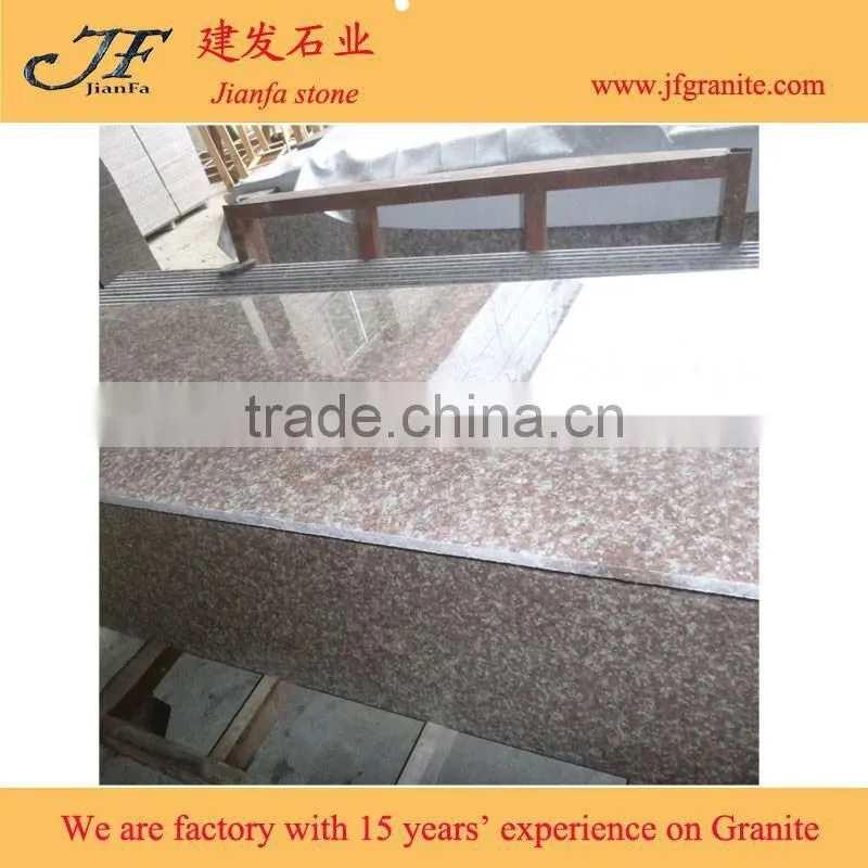 Cheap G687 Peach Red cheap granite prefab Granite Kitchen Countertop