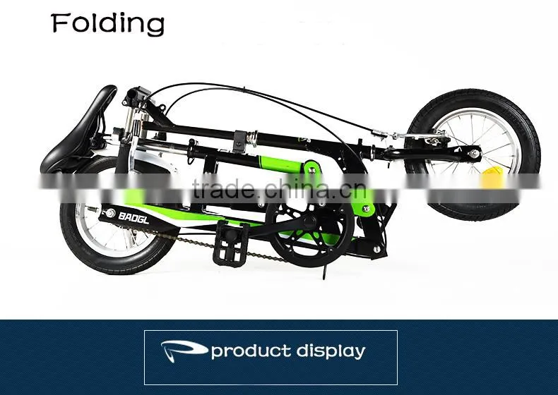 12 inch fashion mini folding bicycle quad pedal bikes