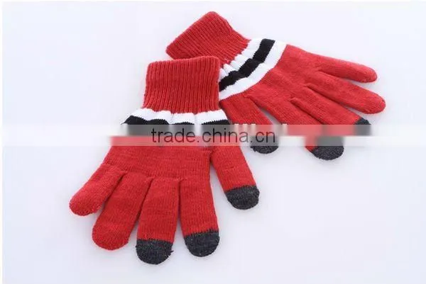 Stripe Acrylic iPhone Touch Gloves ZMR723