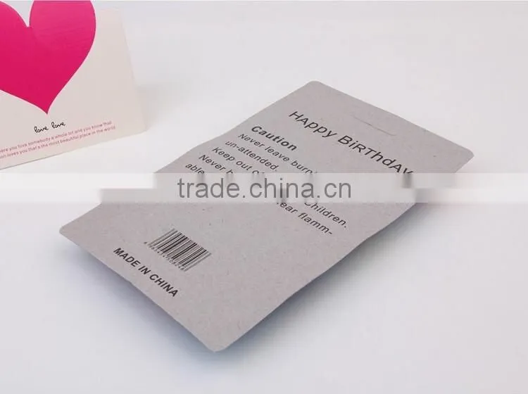 Wholesale Red Love Heart Birthday Candle for Celebration
