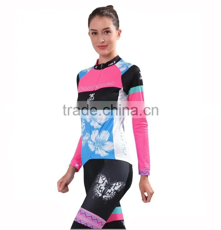 Women Customized Riding Jersey, Dri Fit Cycling Clothes
