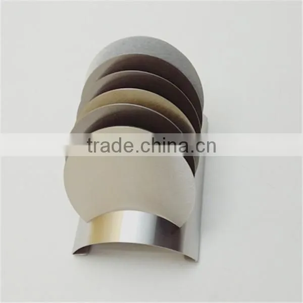 Unique Custom 5PCS Stainless Steel Coaster Set With Rack
