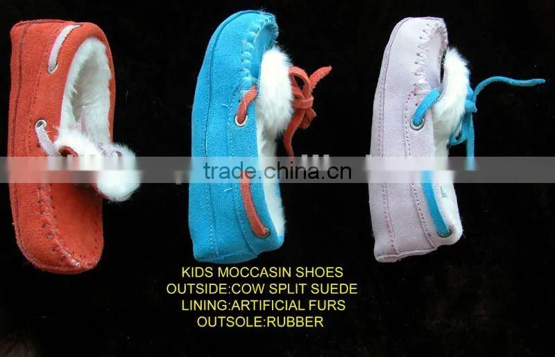 kids moccasin shoes