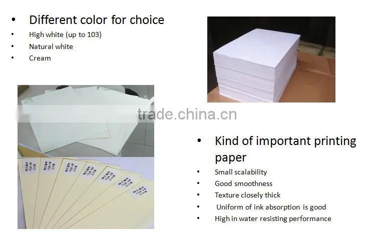 woodfree offset printing paper