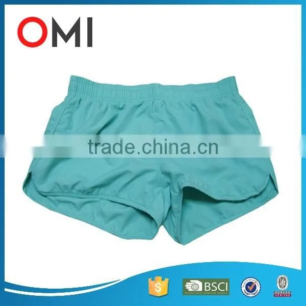High Quality polyester Lycra Comfortable Plaid Mens Running Shorts