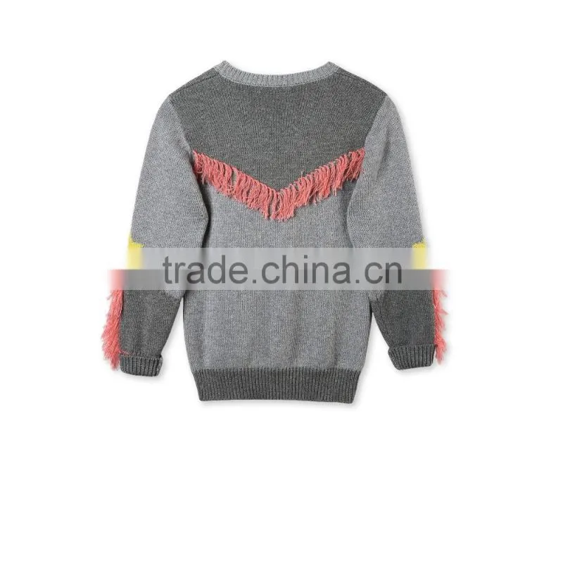 Baby Girl Design Cardigan Child Sweater Kids Clothing Children Jumper HSD5589