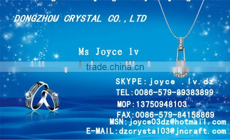 charming crystal pendant for jewelry fitting