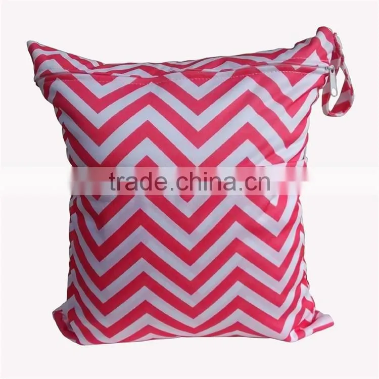 Portable Waterproof Zipper Wet Bag diaper Bag