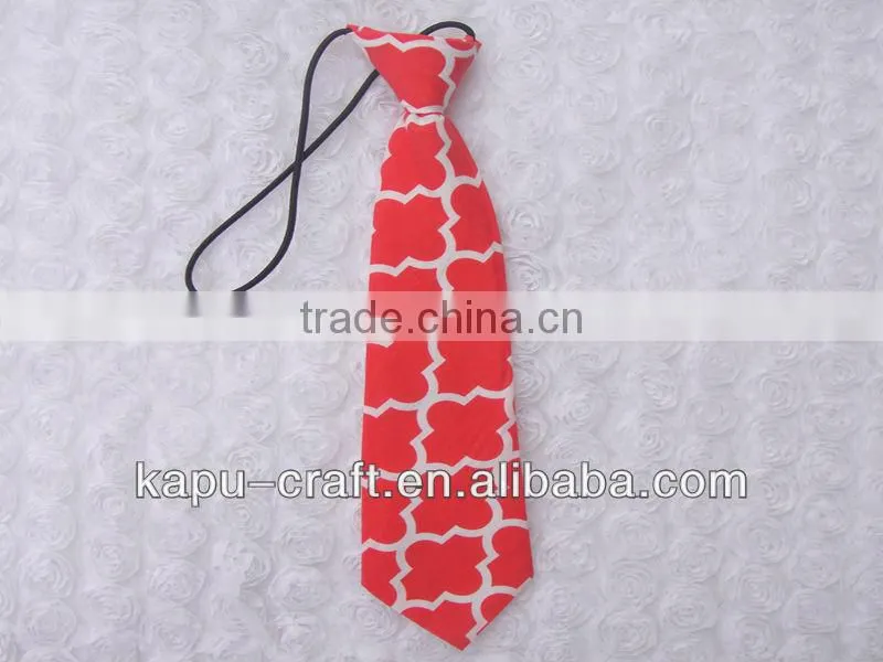 Hot pink quatrefoil cute baby tie pattern