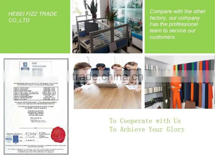 100% cotton Flame Retardant Fabric FR fabric China supplier