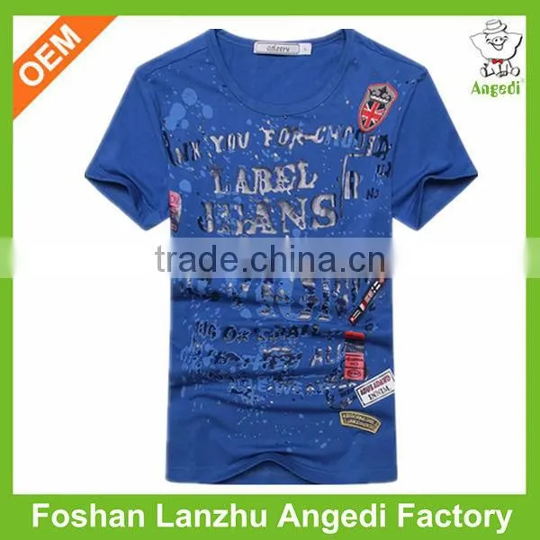 Garment stock lot buyers digital print t-shirt uk flag t-shirt