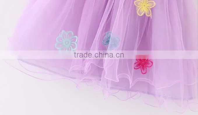 New 2016 children party dress baby girl party dress children frocks designs wholesale baby dress