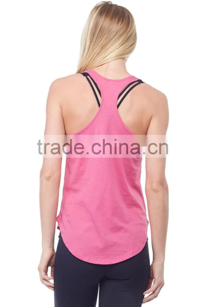 New collection slim fit customized latest fancy knitted tops girls