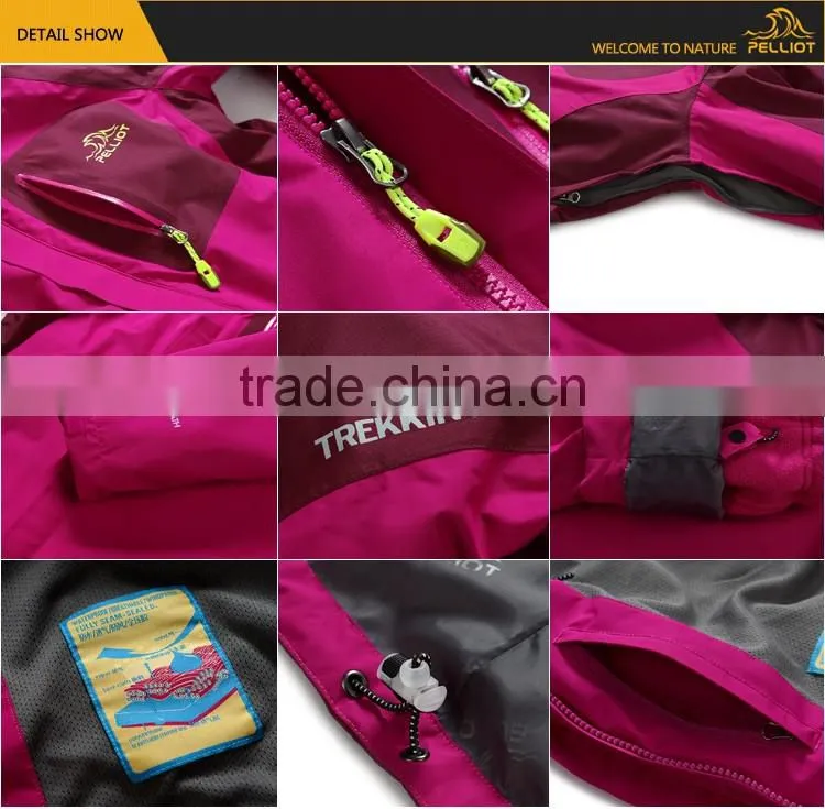 Hot Selling New Clothing Women Outdoor Waterproof jackets with hoodies