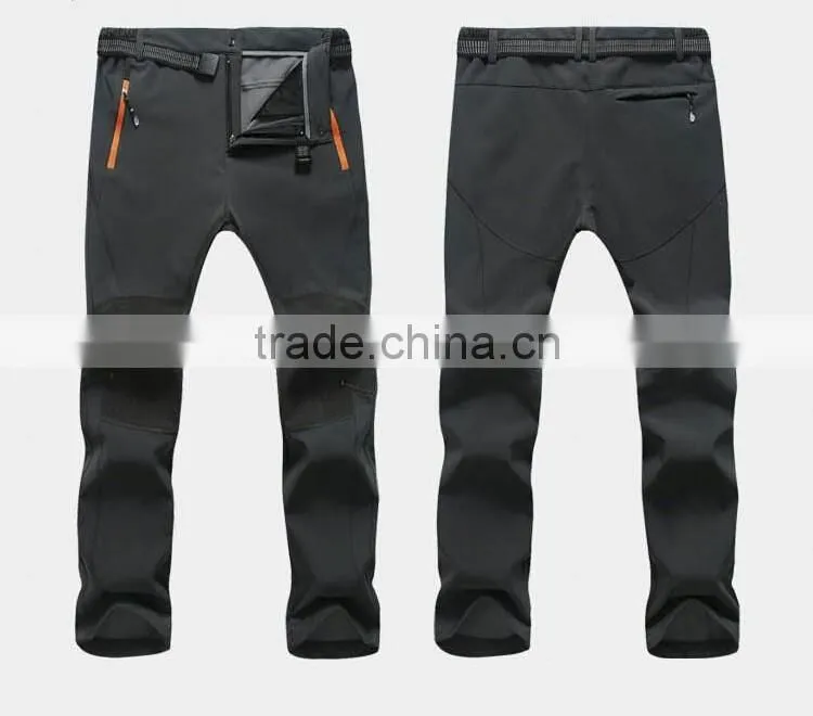 Custom men black softshell cheap pants
