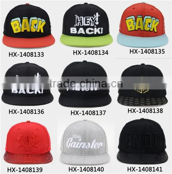 Custom corduroy blank cap navy corduroy flat brim snapback trucker cap